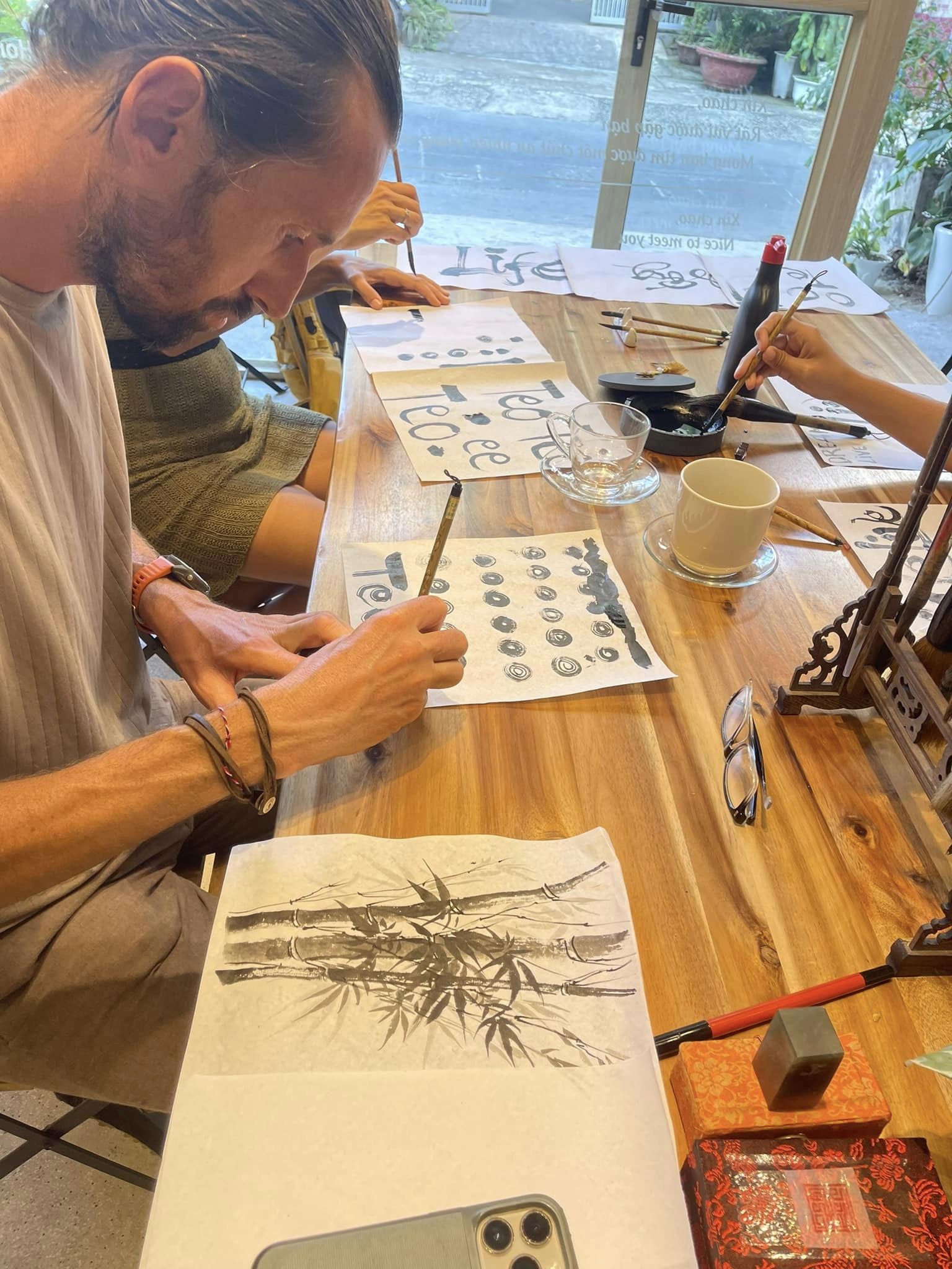 KHÓA HỌC THƯ PHÁP, VẼ TRANH THỦY MẶC (offline & online)