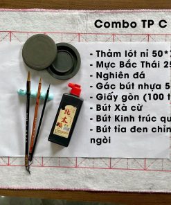 Combo Dụng cụ Thư pháp C – Set Luyện chữ thư pháp Việt
