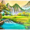 Tranh phong cảnh (núi): SƠN THỦY HỮU TÌNH
