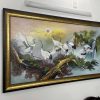Tranh phong thủy (chim Hạc): TÙNG HẠC DIÊN NIÊN