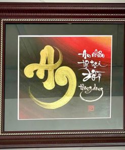 Tranh thư pháp chữ An: An nhiên tự tại đời thong dong