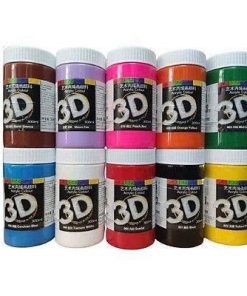 Màu vẽ: Màu Acrylic 3D 300ml Chinjoo Cao Cấp – Vẽ Mọi Chất Liệu