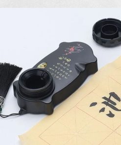 Nghiên mực Vô Ưu kết hợp gác bút và hộp đựng mực