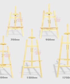 Giá vẽ gỗ thông tự nhiên chắc chắn đủ kích thước