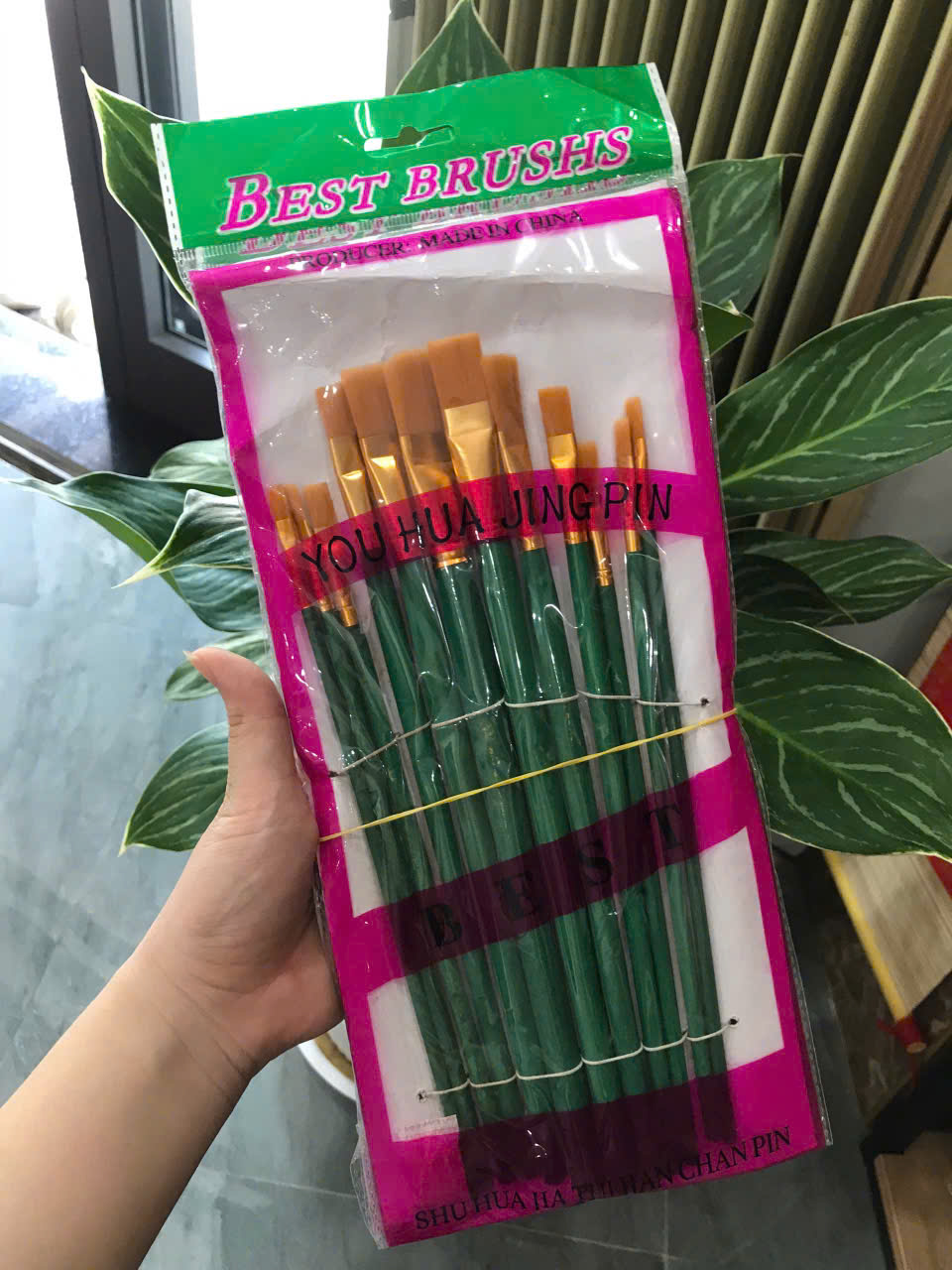 xanh lá đầu vàng