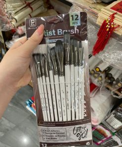 Bộ cọ vẽ tranh 12 cây Artist Brush Pan Wen Bo HD6176 cao cấp